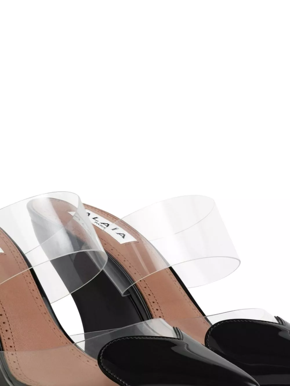 Alaïa Le Coeur wedge mules, view 2
