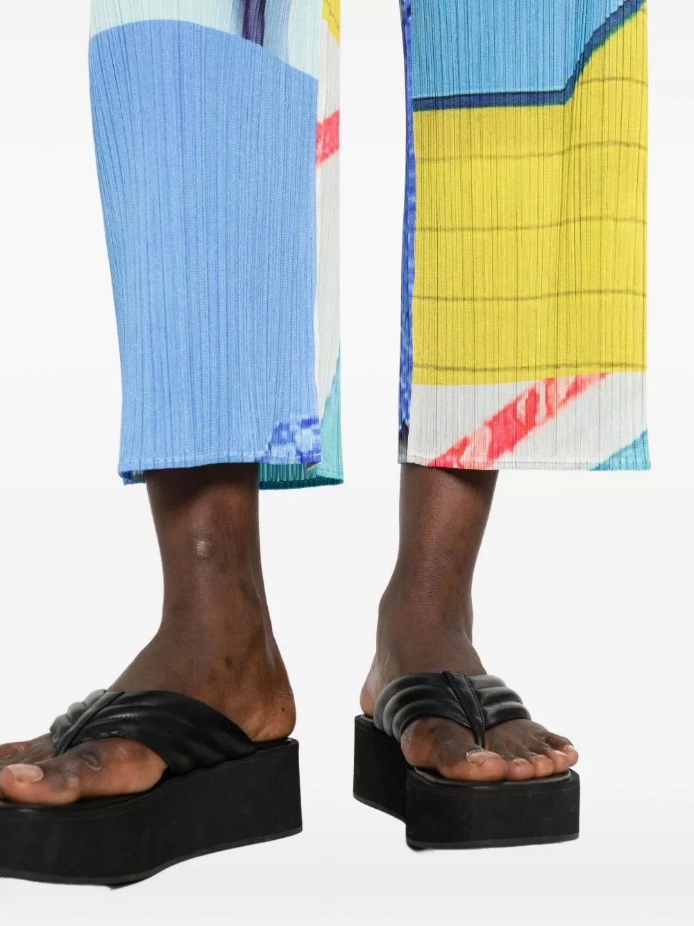 Pleats please issey miyake Pantaloni Plissettati, view 2
