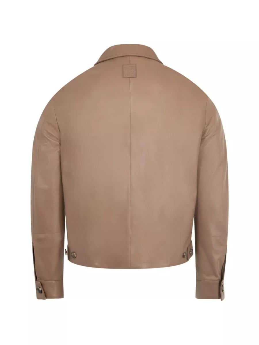 Loewe Giacca in pelle con zip, view 2