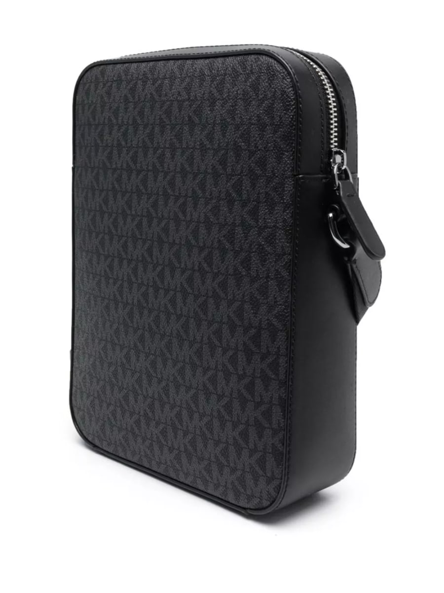 Michael kors Borsa a tracolla da viaggio con logo, view 3