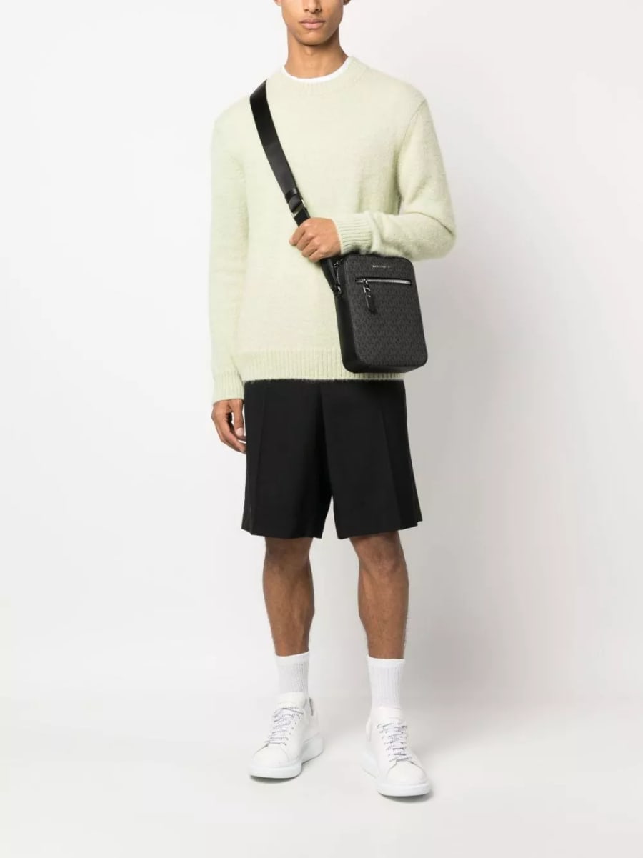 Michael kors Borsa a tracolla da viaggio con logo, view 4