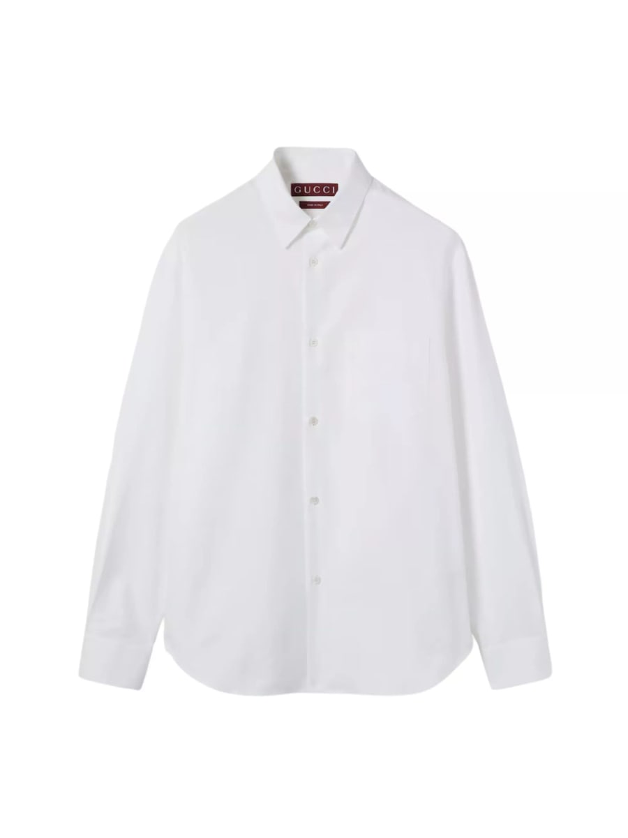 Gucci Camicia Oxford con web