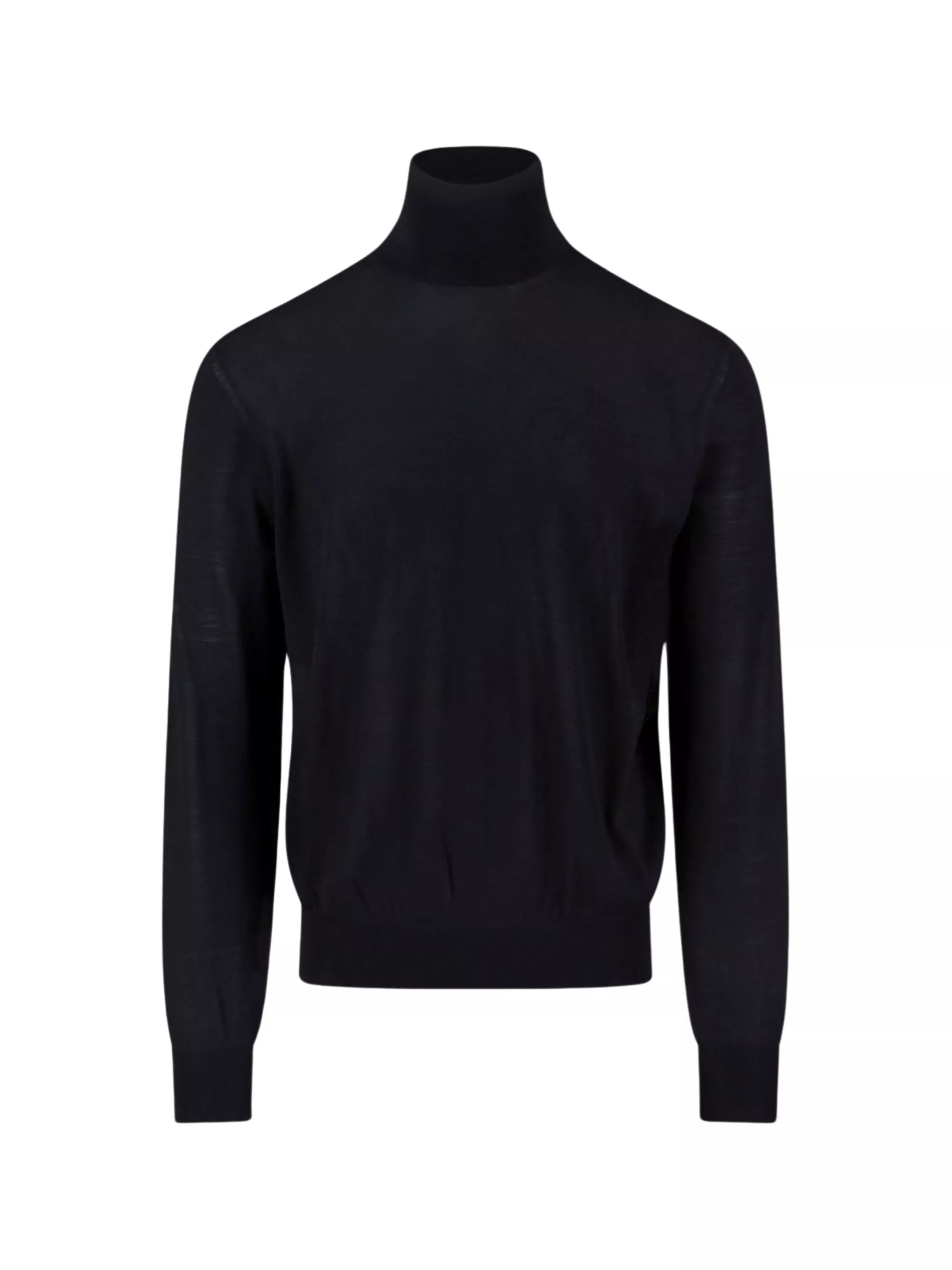 Saint Laurent Maglione in lana con collo alto