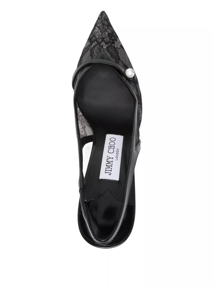 Jimmy Choo Pumps in pelle verniciata Amita, view 2