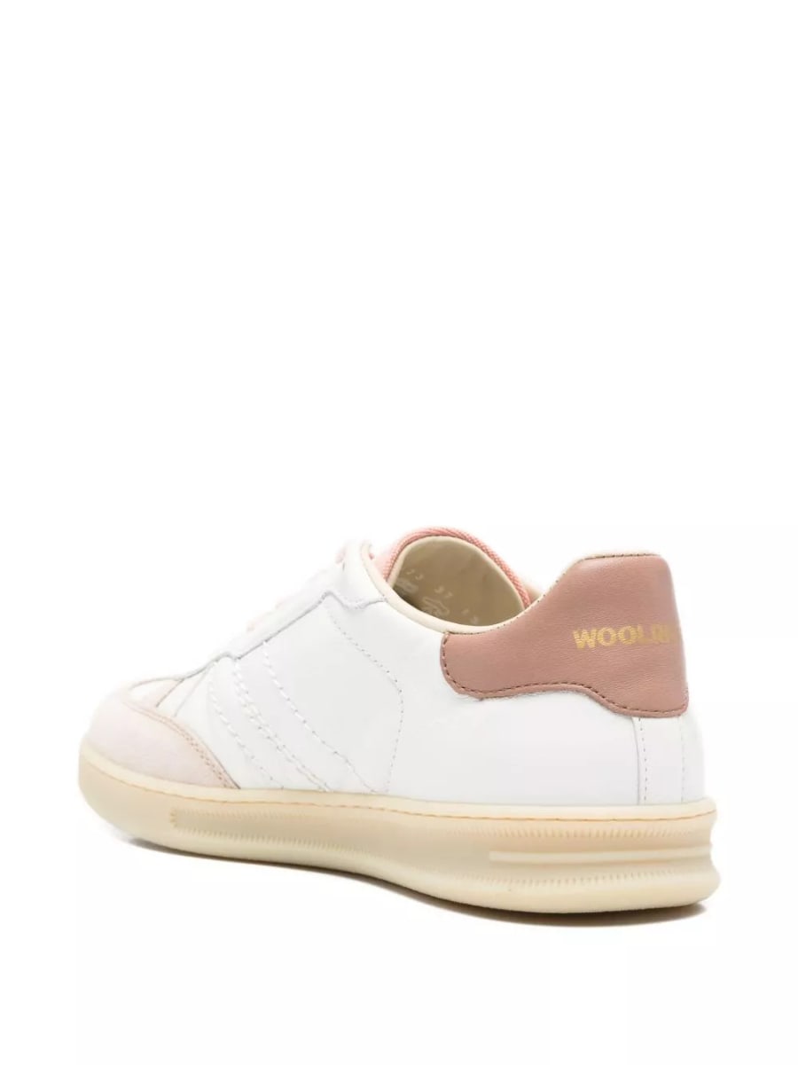 Woolrich Sneakers in pelle Double U, view 3