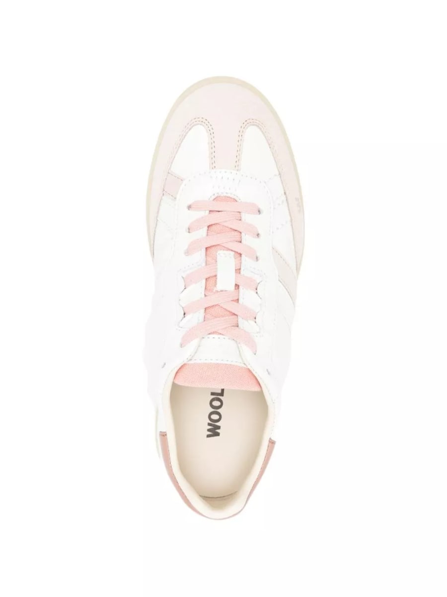 Woolrich Sneakers in pelle Double U, view 4