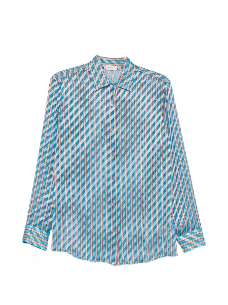 Dries Van Noten Camicia in misto seta Clavelly