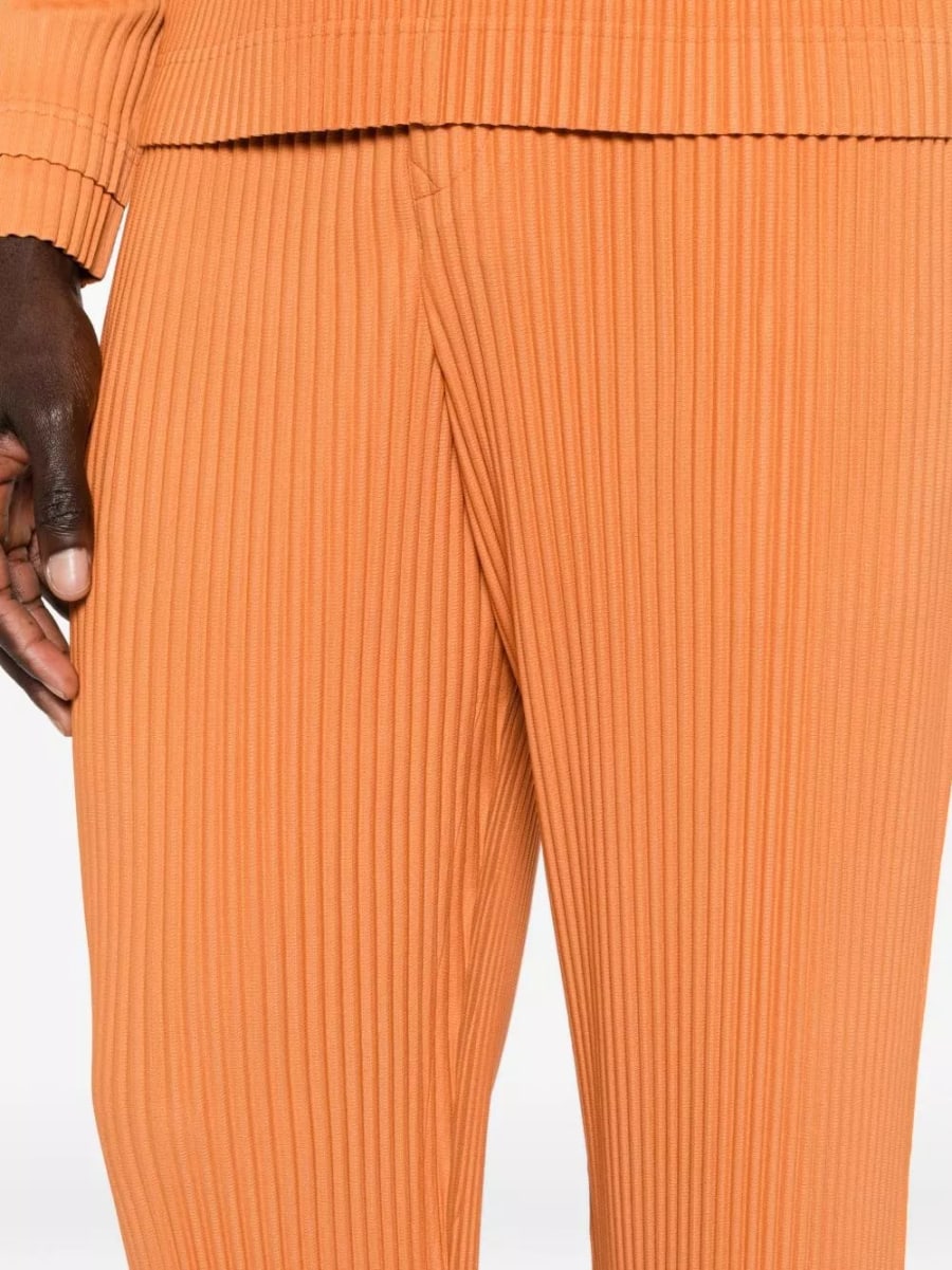Homme plisse' issey miyake Pantaloni slim plissettati, view 5
