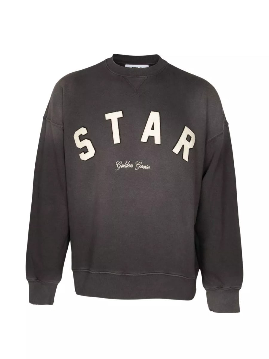 Golden Goose Felpa in cotone con logo