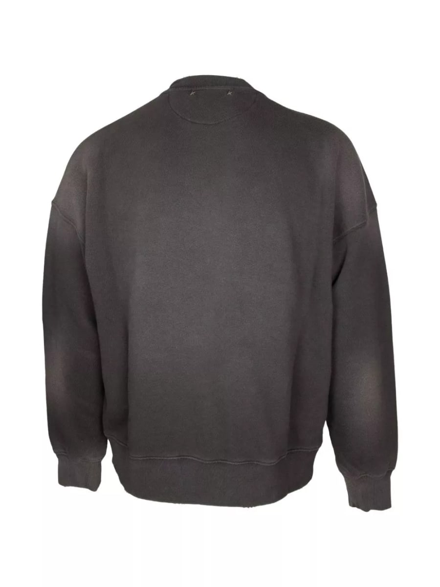 Golden Goose Felpa in cotone con logo, view 2