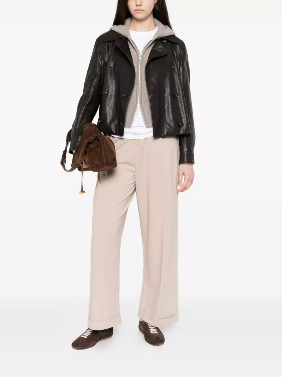 Brunello Cucinelli Pantaloni in cotone, view 3