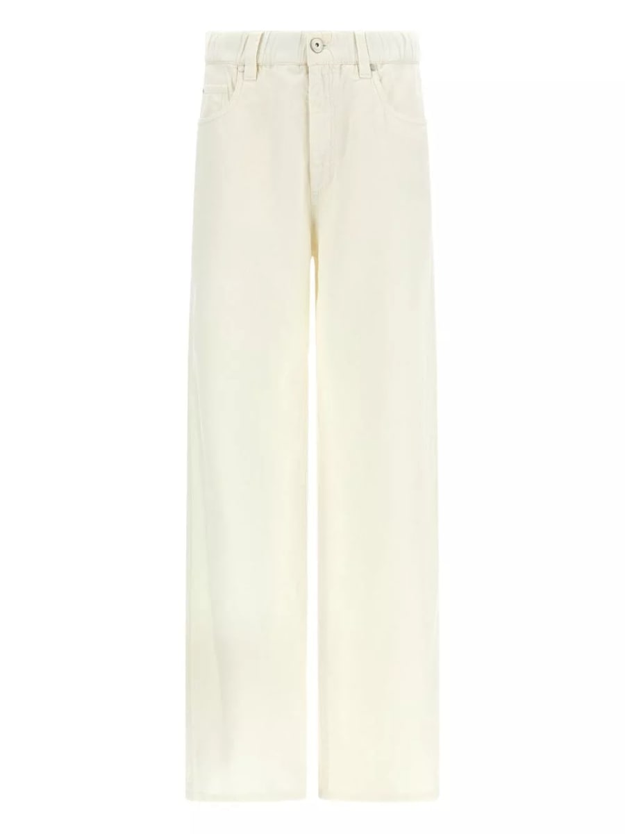 Brunello Cucinelli Pantaloni in cotone e lino