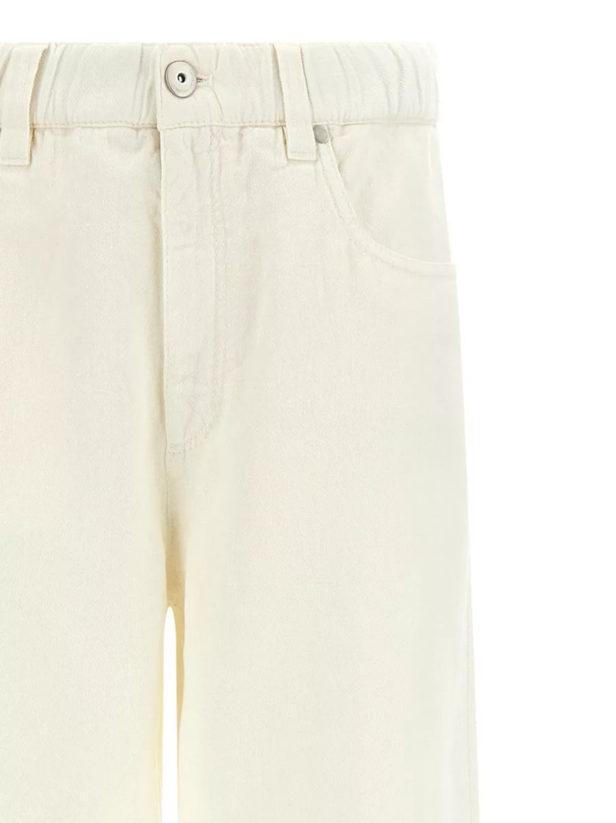 Brunello Cucinelli Pantaloni in cotone e lino, view 3