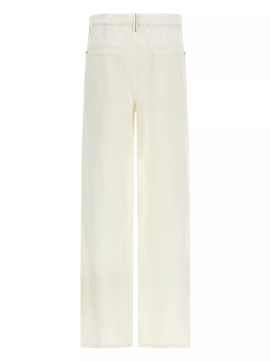 Brunello Cucinelli Pantaloni in cotone e lino, view 4