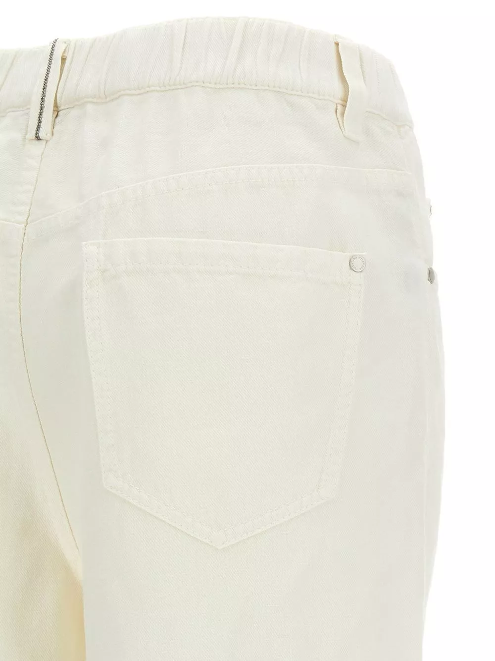 Brunello Cucinelli Pantaloni in cotone e lino, view 2