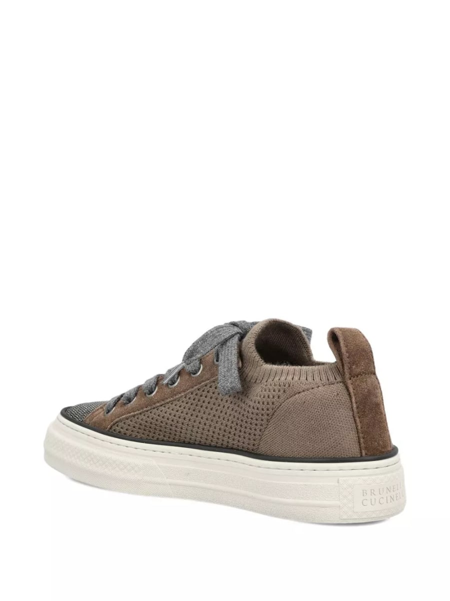 Brunello Cucinelli Sneakers in pelle, view 2