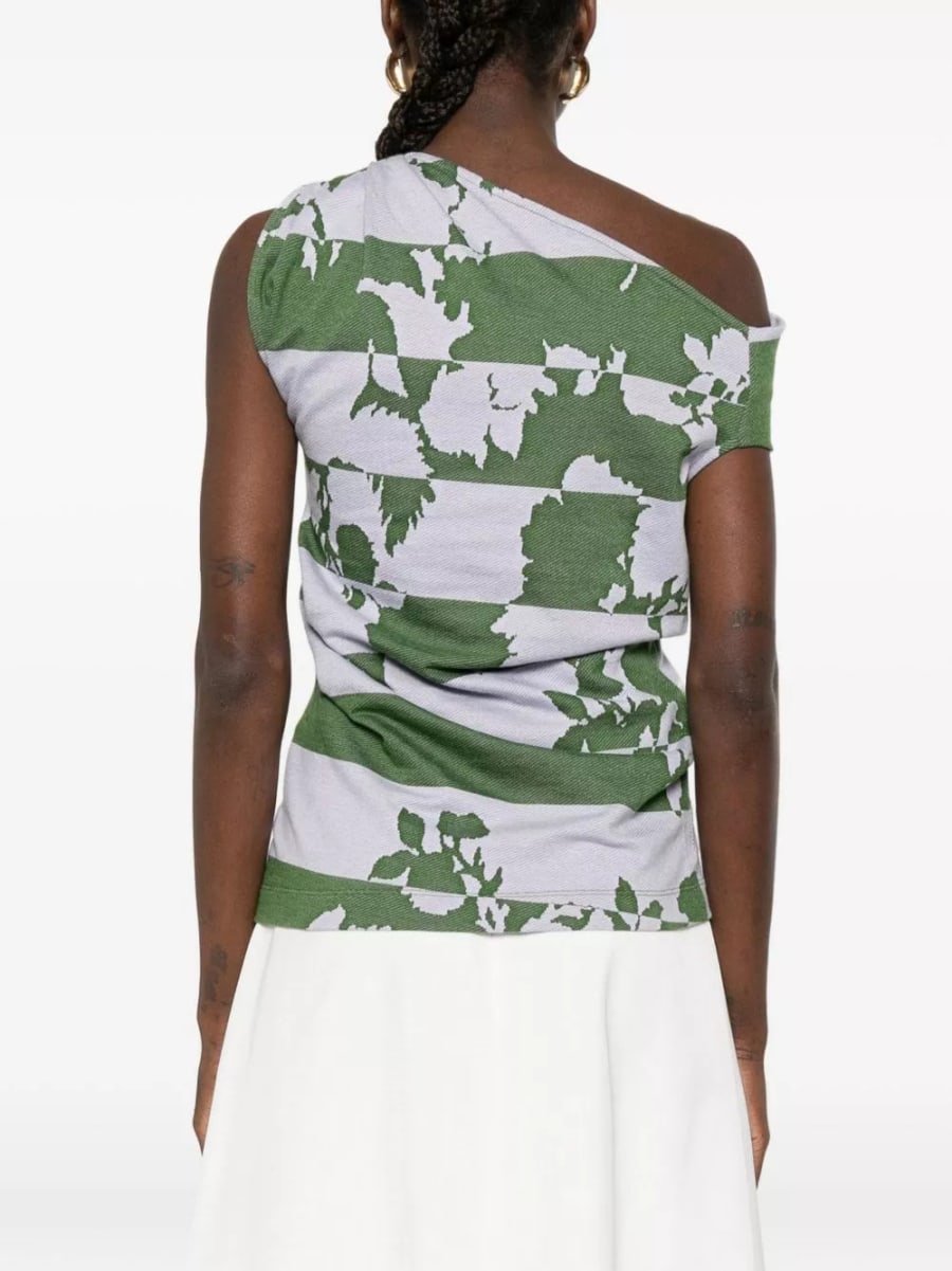 Dries Van Noten Top in cotone Hunray, view 4