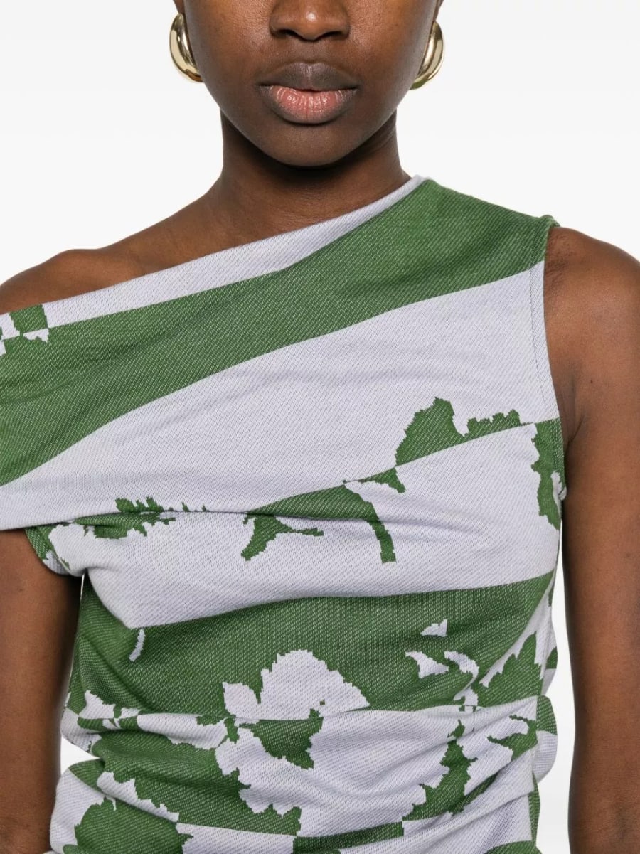 Dries Van Noten Top in cotone Hunray, view 5