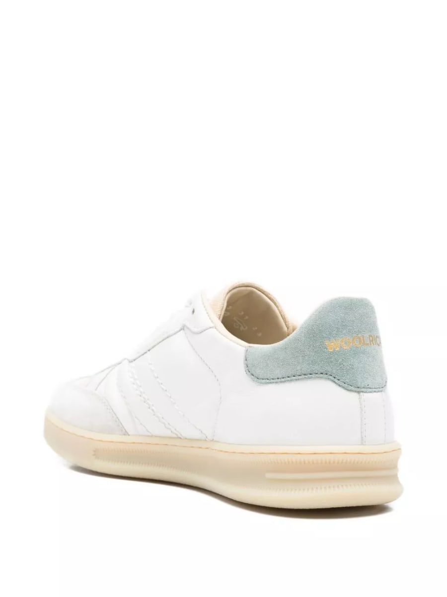 Woolrich Sneakers in pelle Double U, view 3