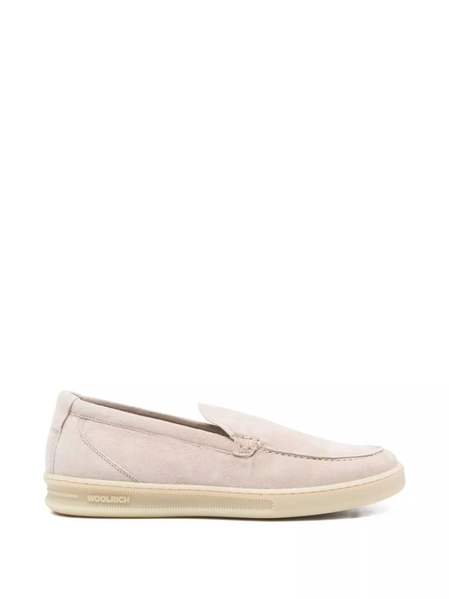 Woolrich Slipper in pelle Double U