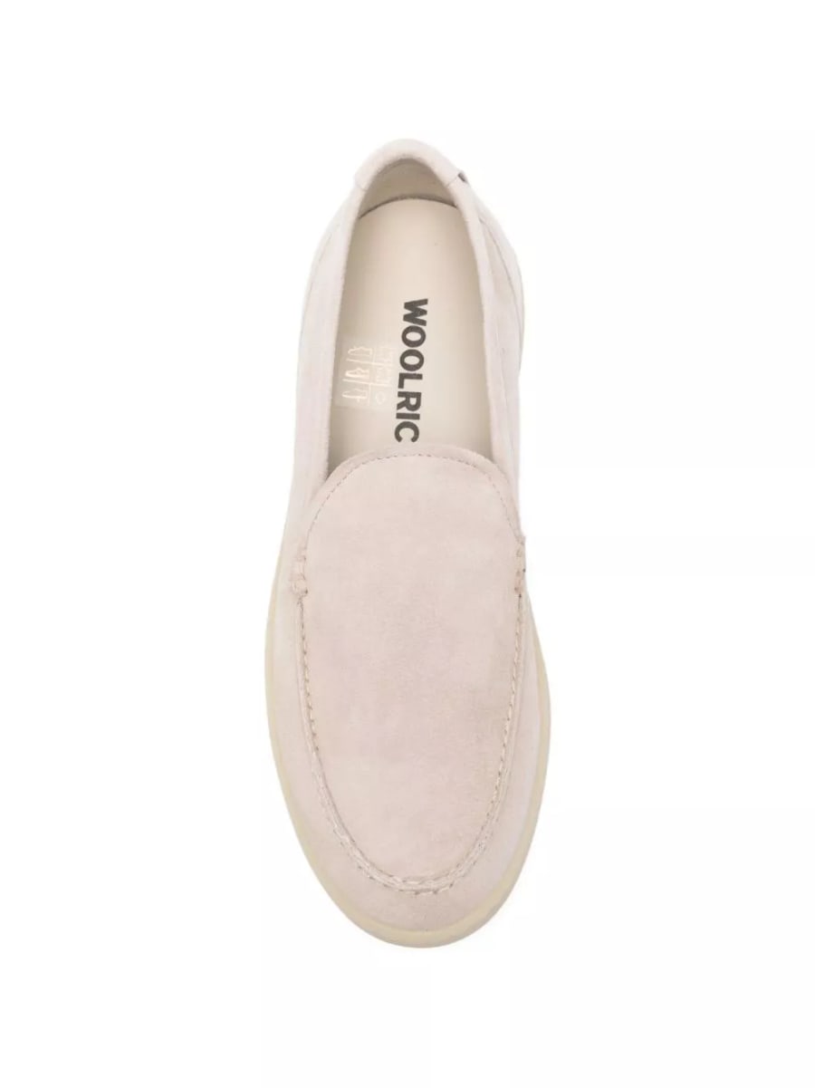 Woolrich Slipper in pelle Double U, view 4