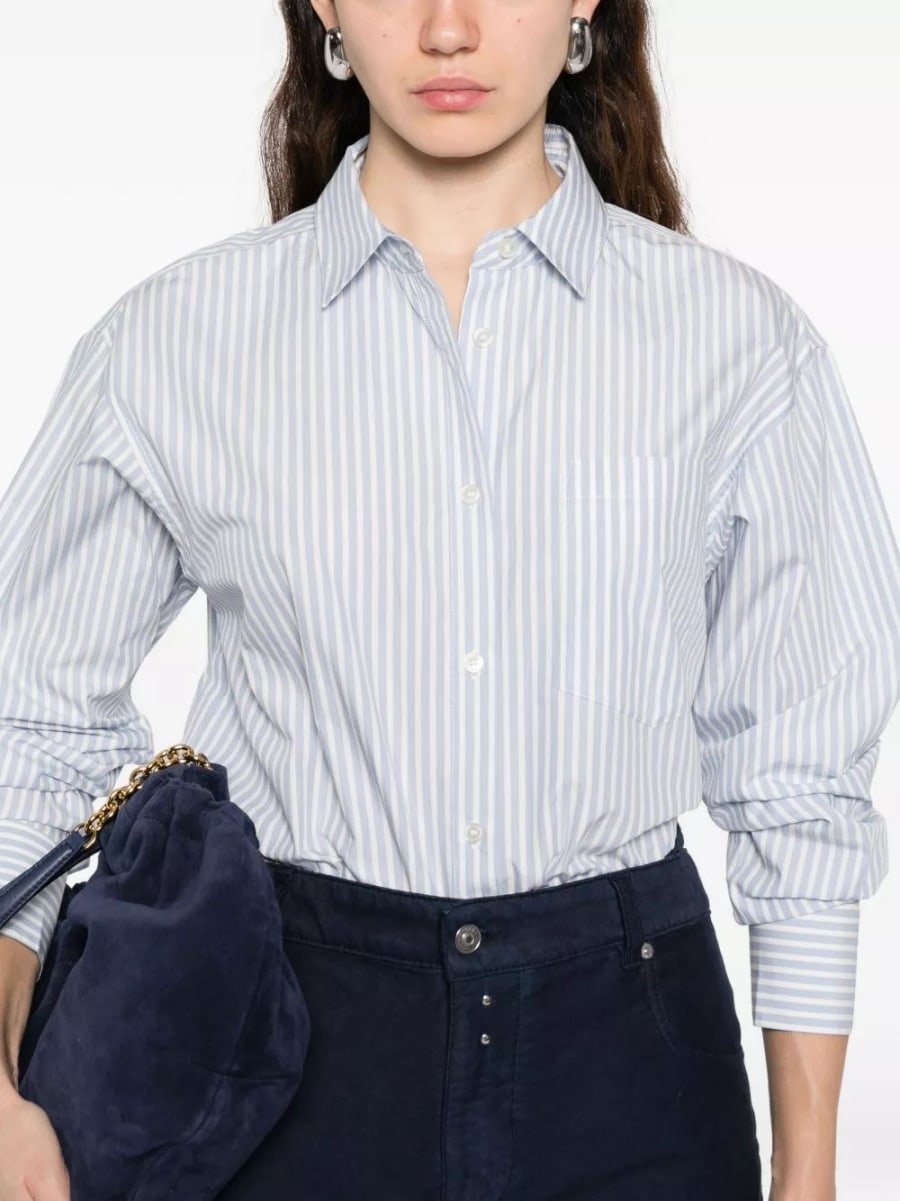 Woolrich Camicia in cotone a righe, view 2