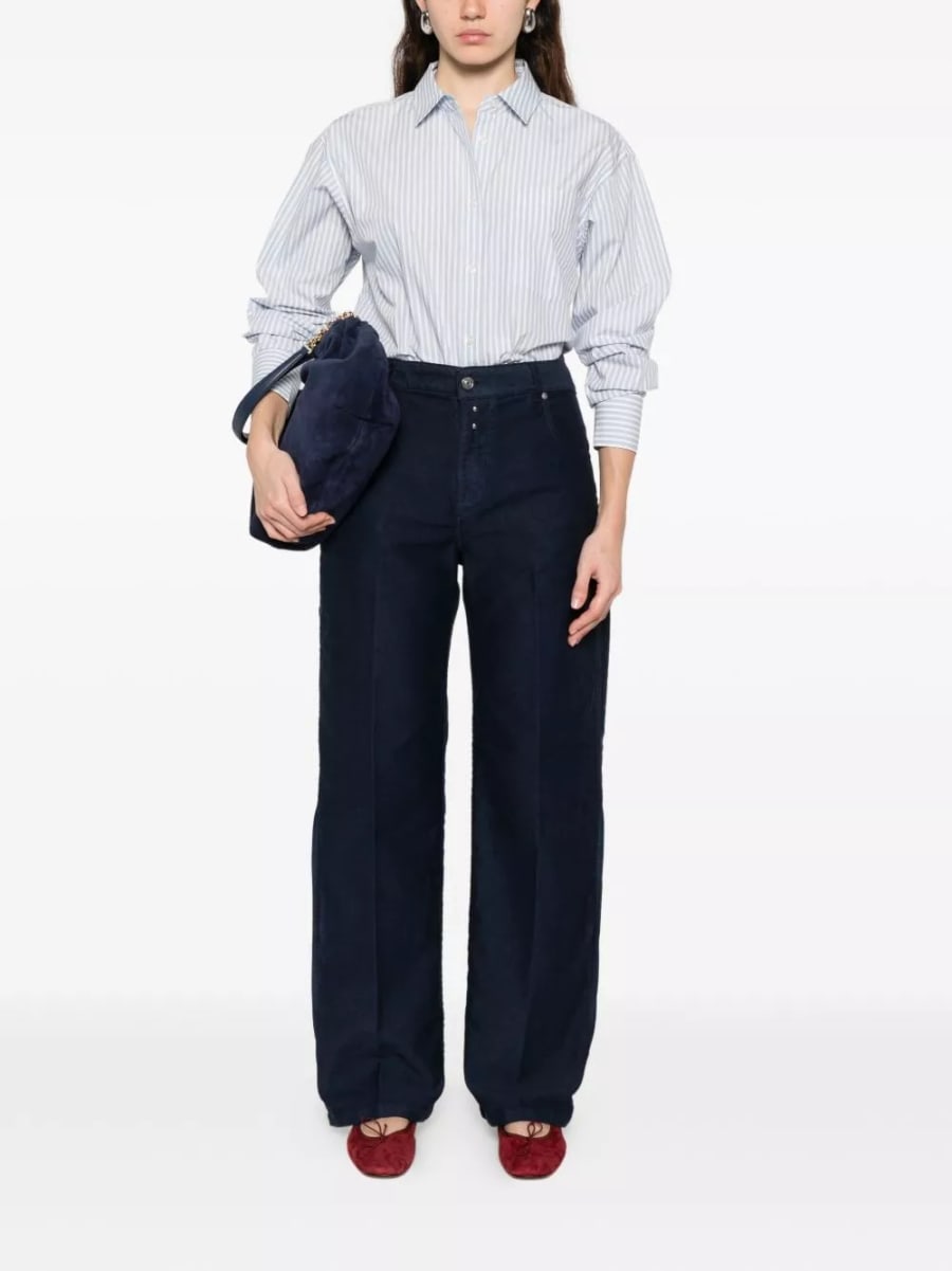 Woolrich Camicia in cotone a righe, view 3