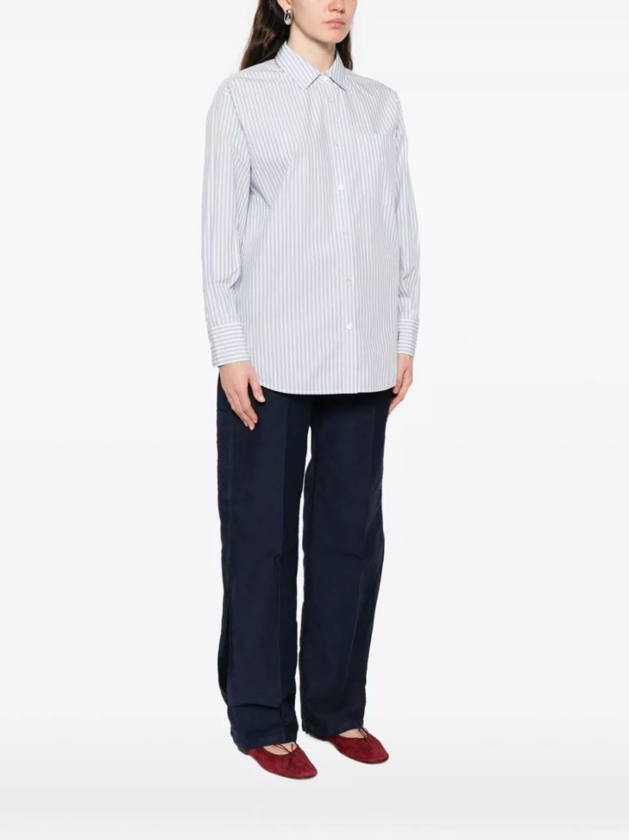 Woolrich Camicia in cotone a righe, view 4