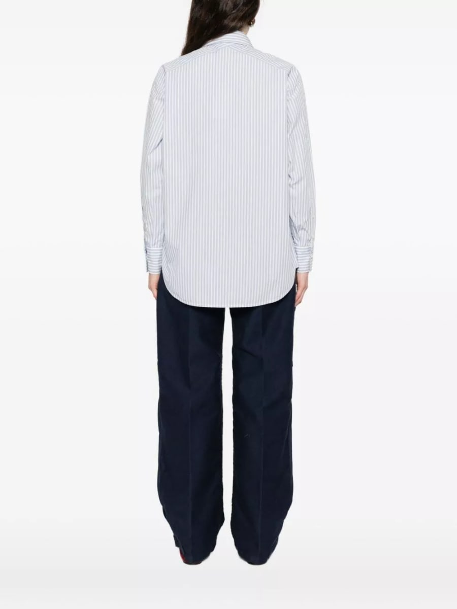 Woolrich Camicia in cotone a righe, view 5