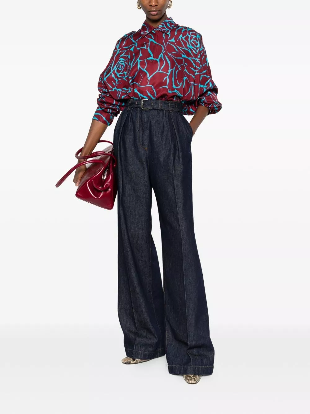 Dries Van Noten Camicia stampata Casia, view 2