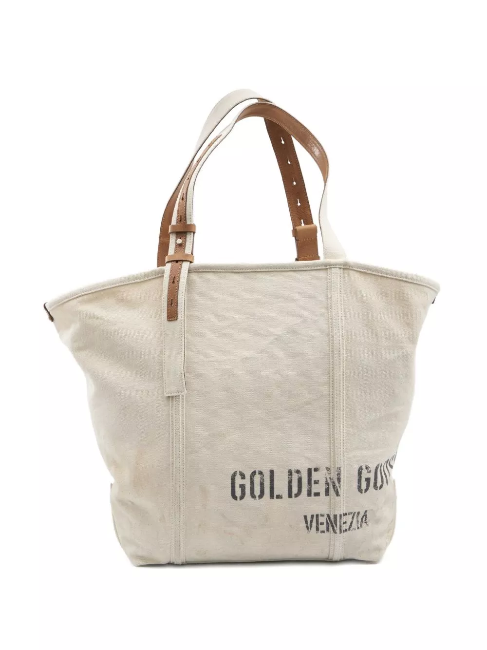 Golden Goose Borsa shopping 24.7 in canvas