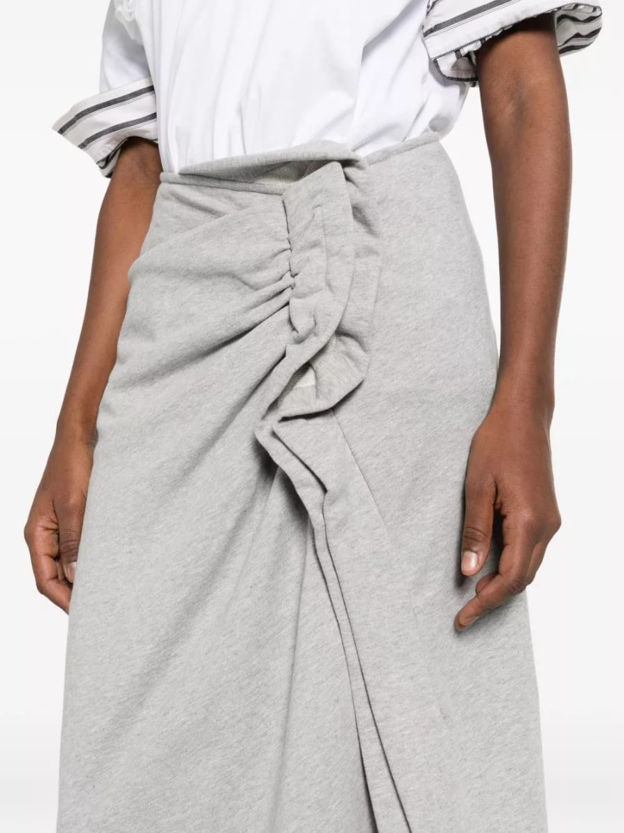 Dries Van Noten Gonna in cotone Hanam, view 2