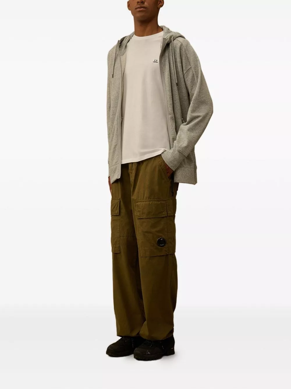 C.P. Company T-shirt con logo, view 2