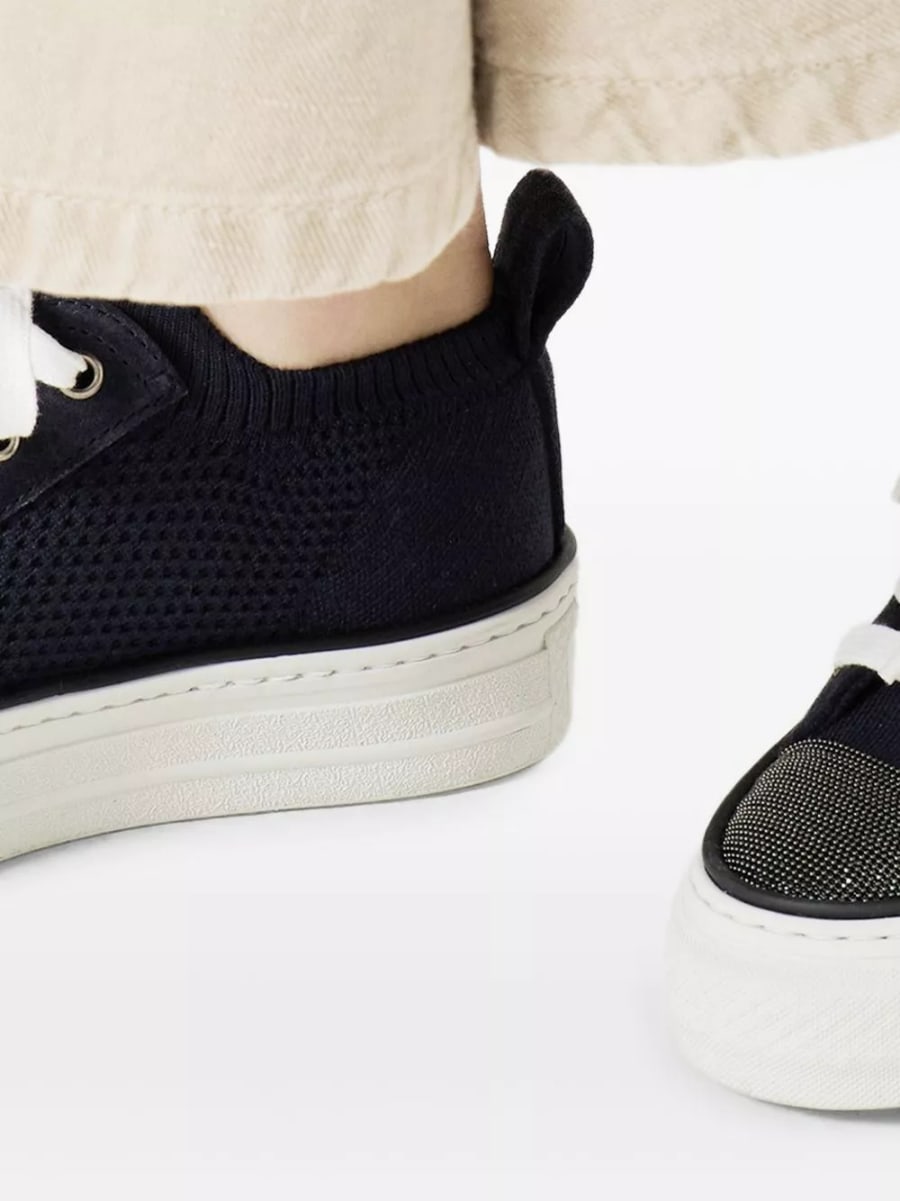 Brunello Cucinelli Sneakers in pelle, view 4