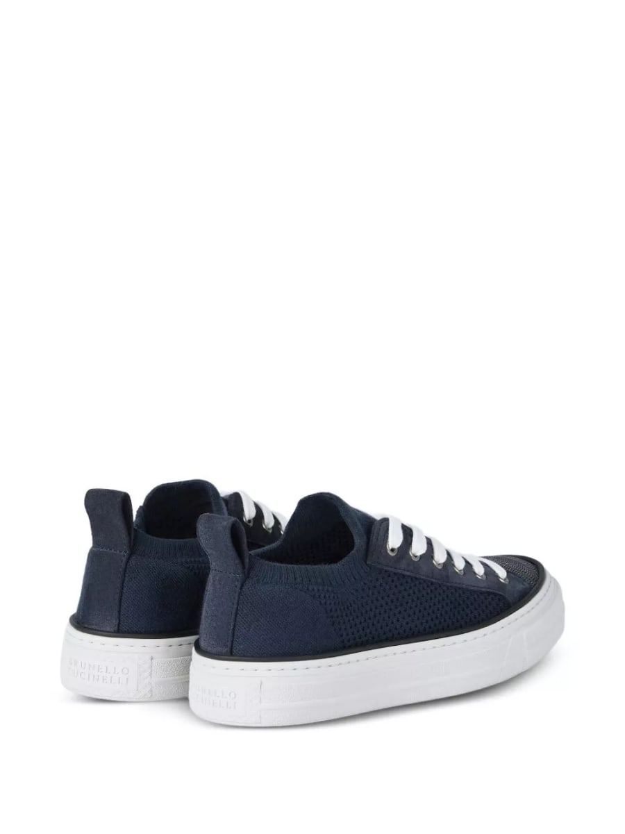 Brunello Cucinelli Sneakers in pelle, view 5