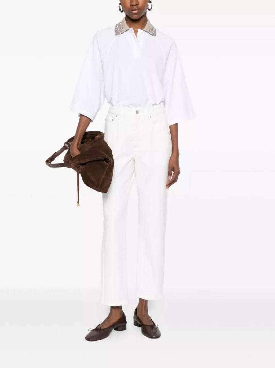 Brunello Cucinelli Pantaloni in Cotone, view 5