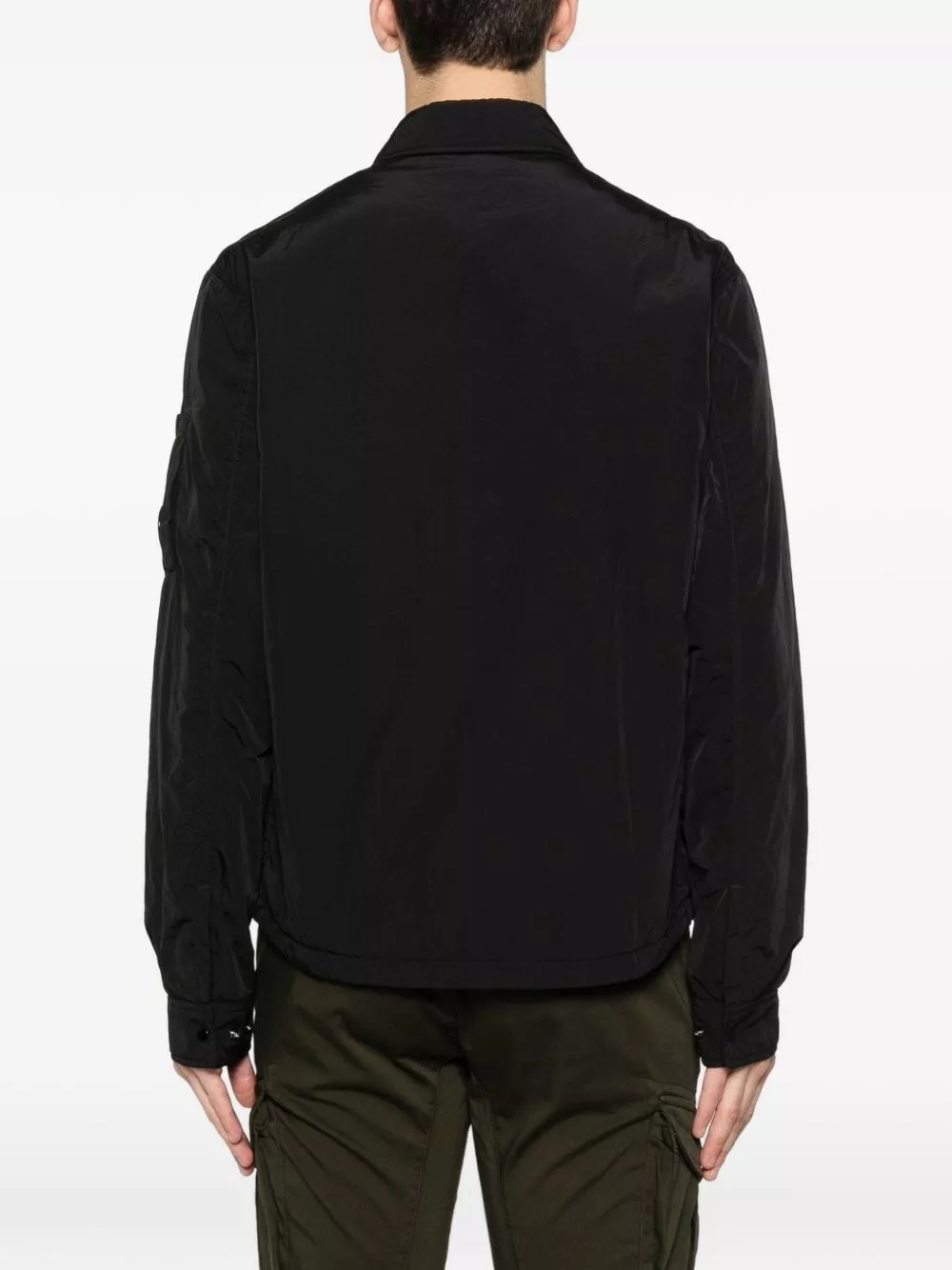 C.P. Company Camicia overshirt in nylon Chrome-R, view 2