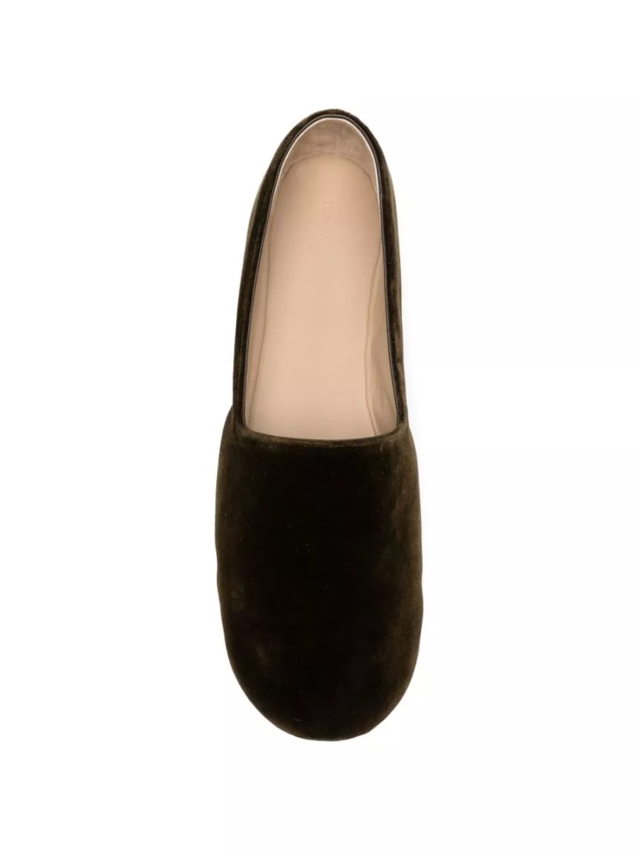 The Row Slipper in velluto Ponti, view 3