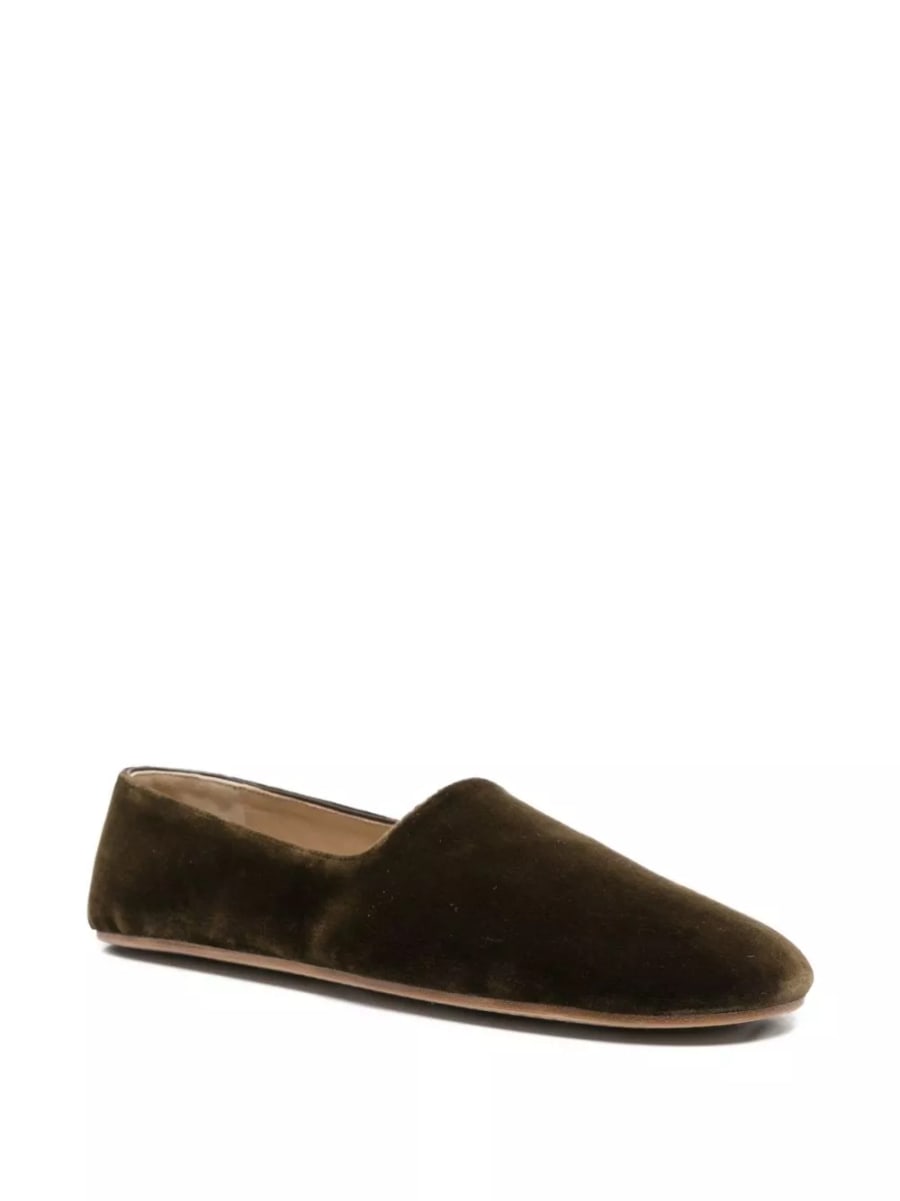 The Row Slipper in velluto Ponti, view 4