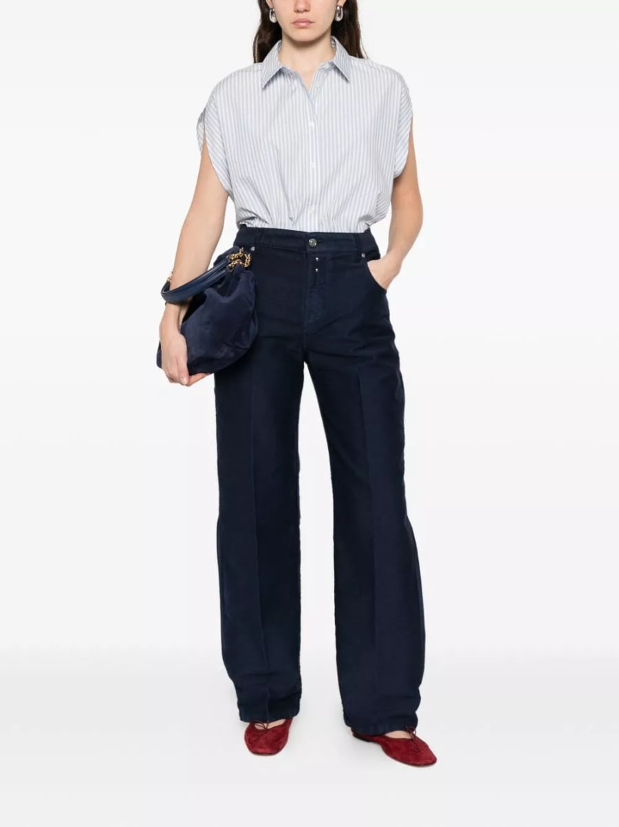 Woolrich Camicia in cotone a righe, view 2