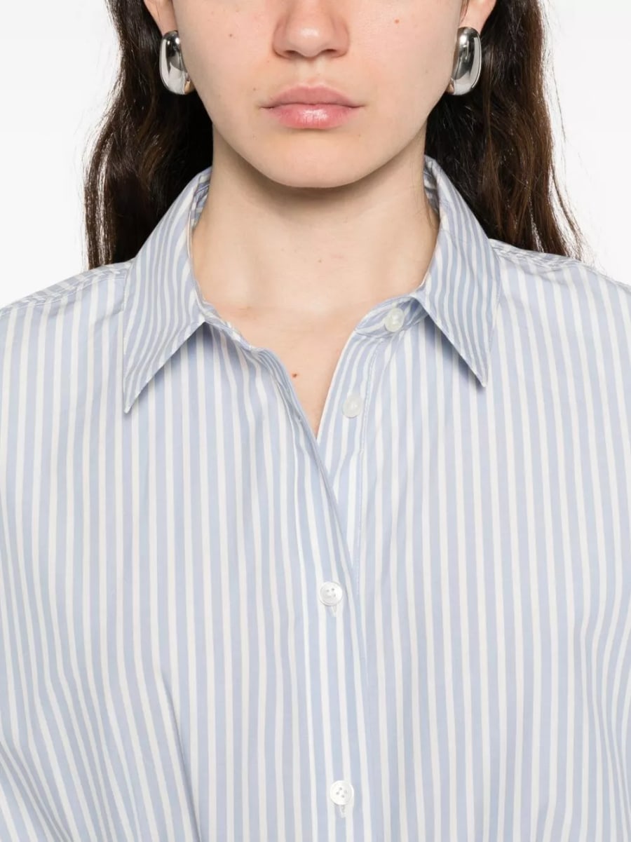 Woolrich Camicia in cotone a righe, view 4