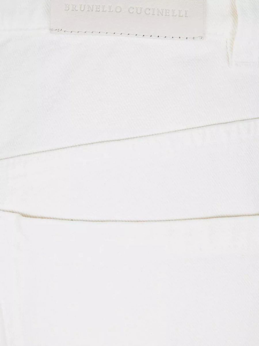 Brunello Cucinelli Pantaloni in Cotone, view 3