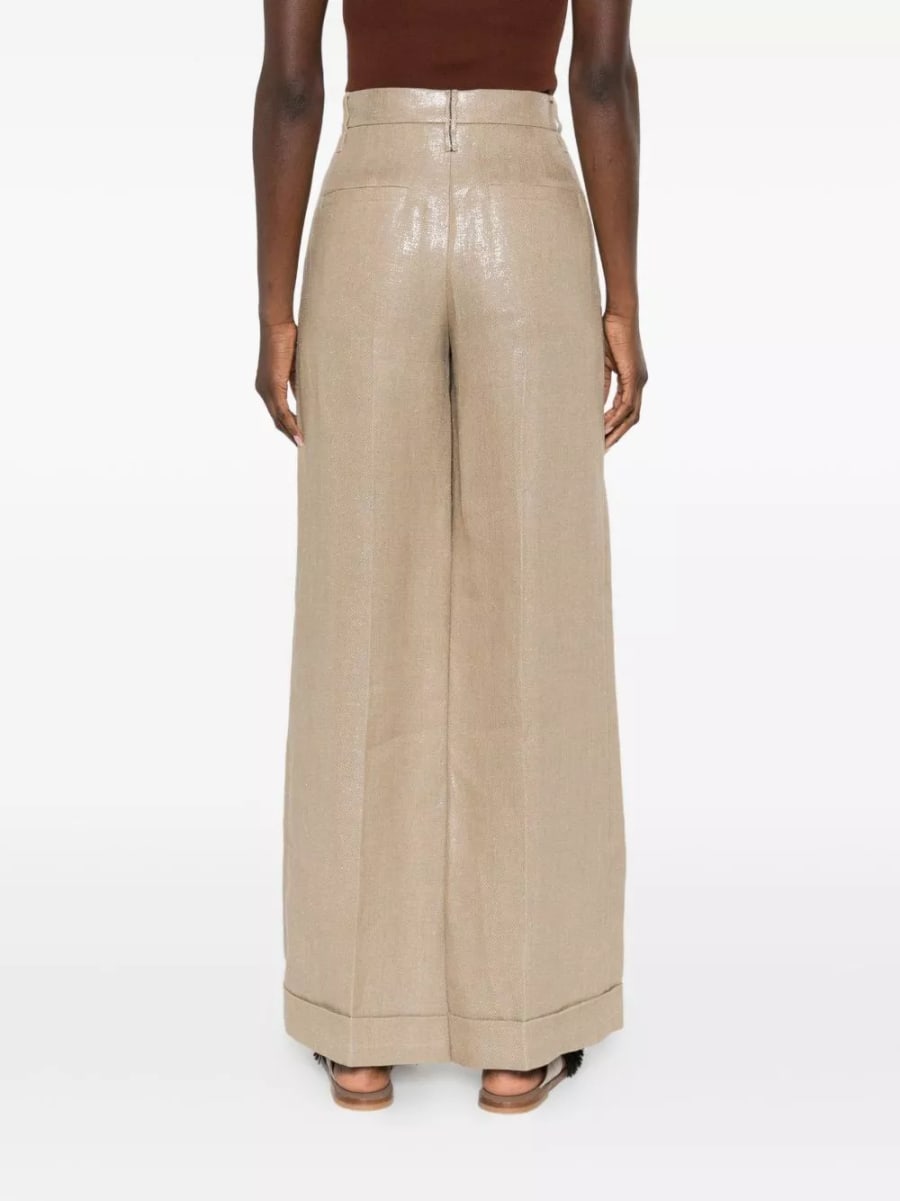 Brunello Cucinelli Pantaloni in Lino, view 4