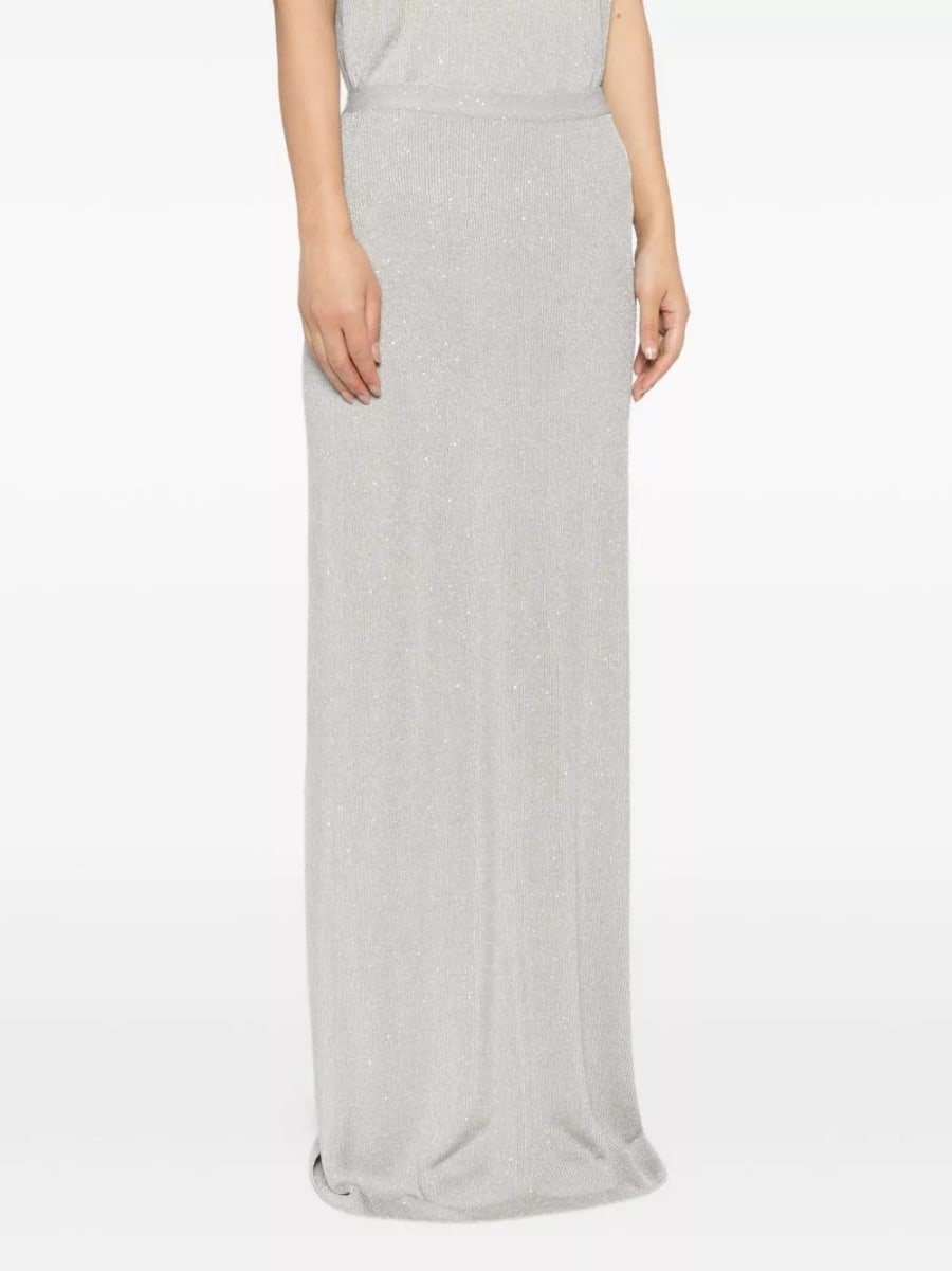 Tom Ford Gonna lunga in paillettes, view 4