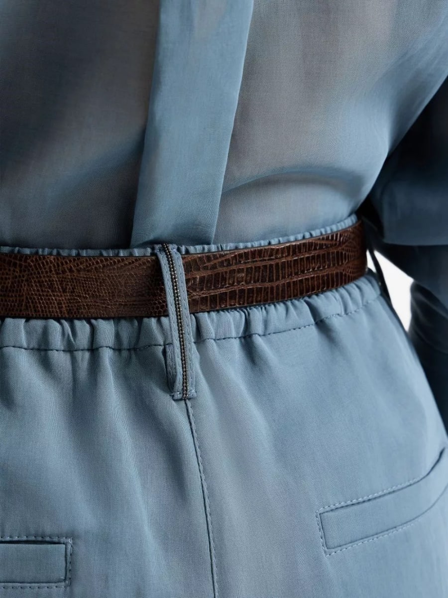 Brunello Cucinelli Pantaloni in Cotone, view 5