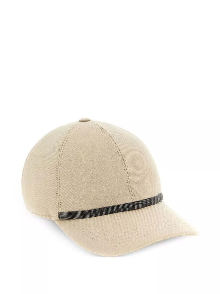 Brunello Cucinelli Cappello baseball in cotone, view 2