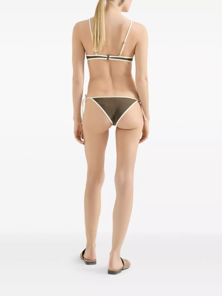 Brunello Cucinelli Top bikini triangolo, view 5