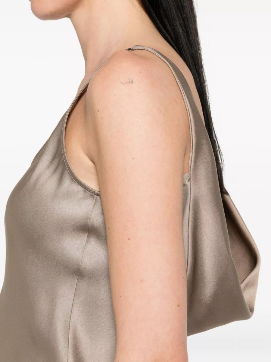 Brunello Cucinelli Top in seta, view 4