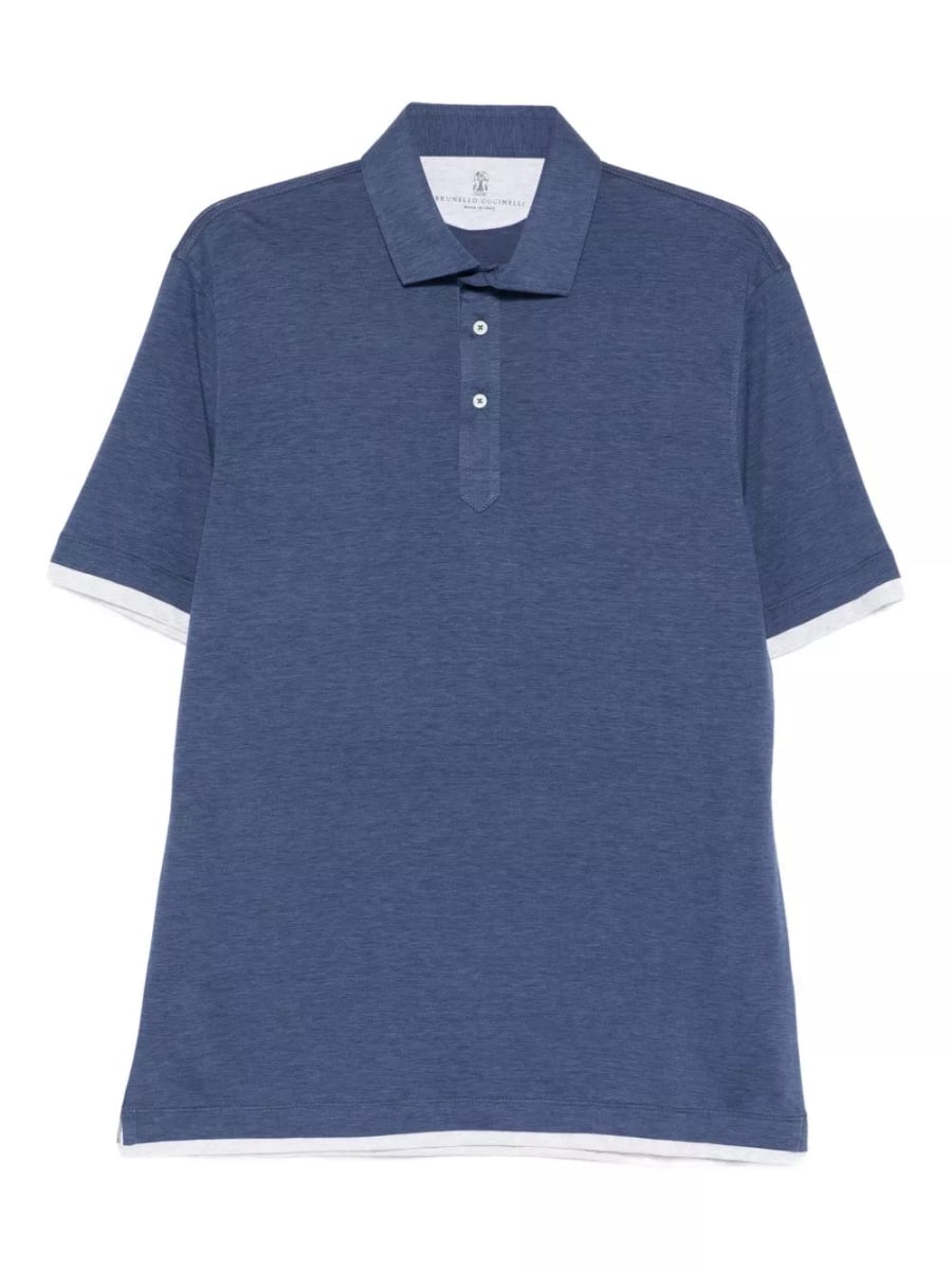 Brunello Cucinelli la polo in seta e cotone