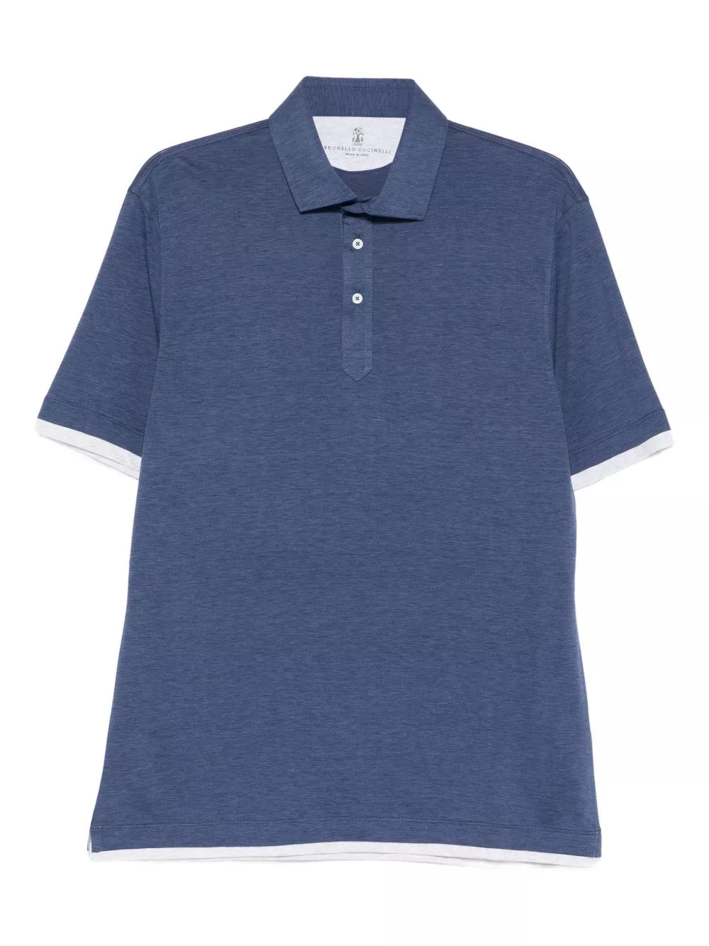 Brunello Cucinelli la polo in seta e cotone